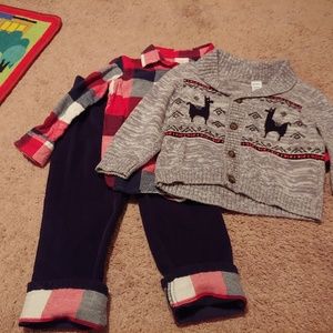 Adorable "Christmas Program" Boy's Outfit